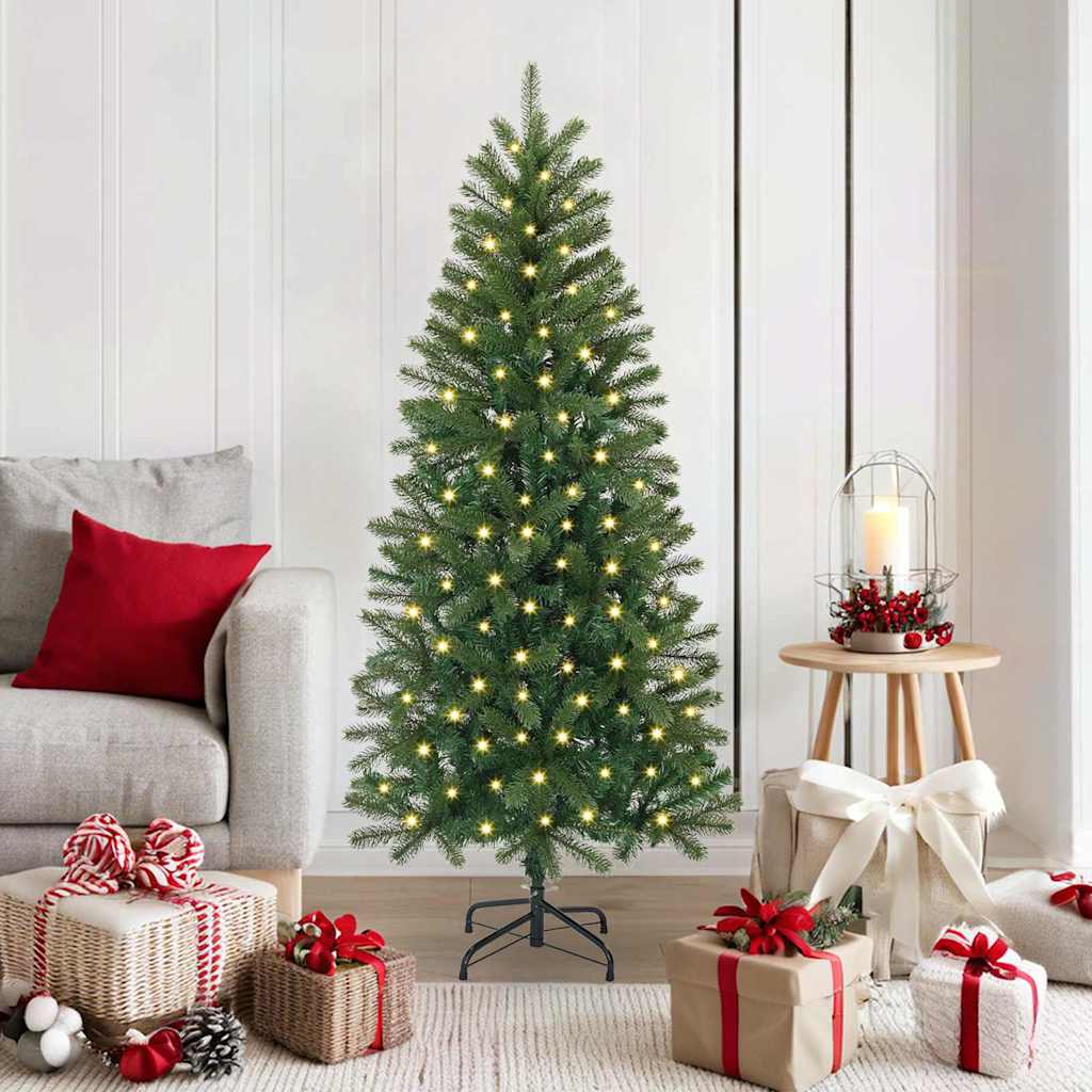 Vidaxl kunstkerstboom groen 150 cm pe en pvc