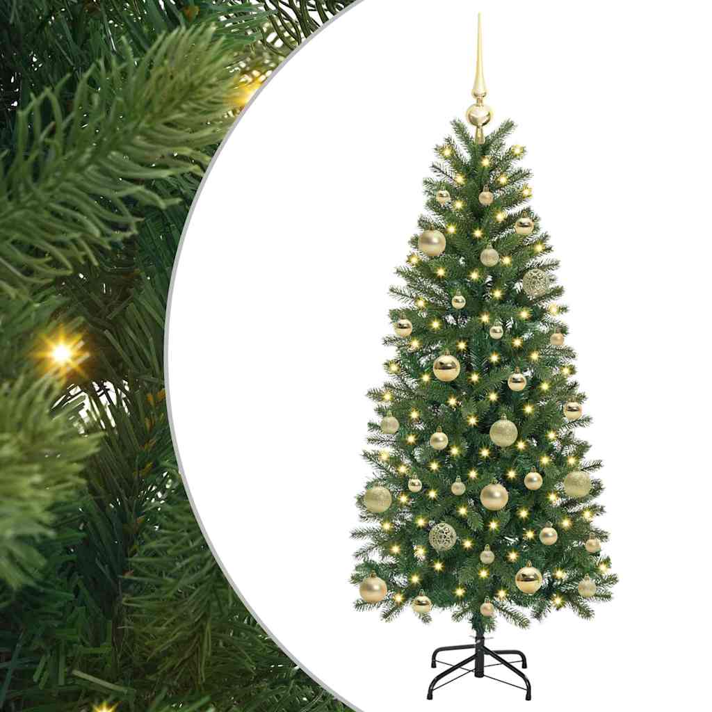 Vidaxl kunstkerstboom groen 150 cm pe en pvc