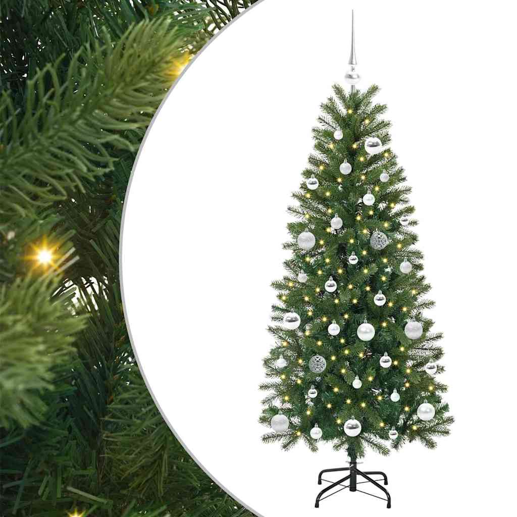 Vidaxl kunstkerstboom groen 150 cm pe en pvc