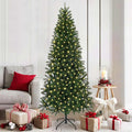 Vidaxl kunstkerstboom groen 180 cm pe en pvc