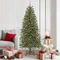 Vidaxl kunstkerstboom met 300 led met standaard groen 180 cm pe en pvc