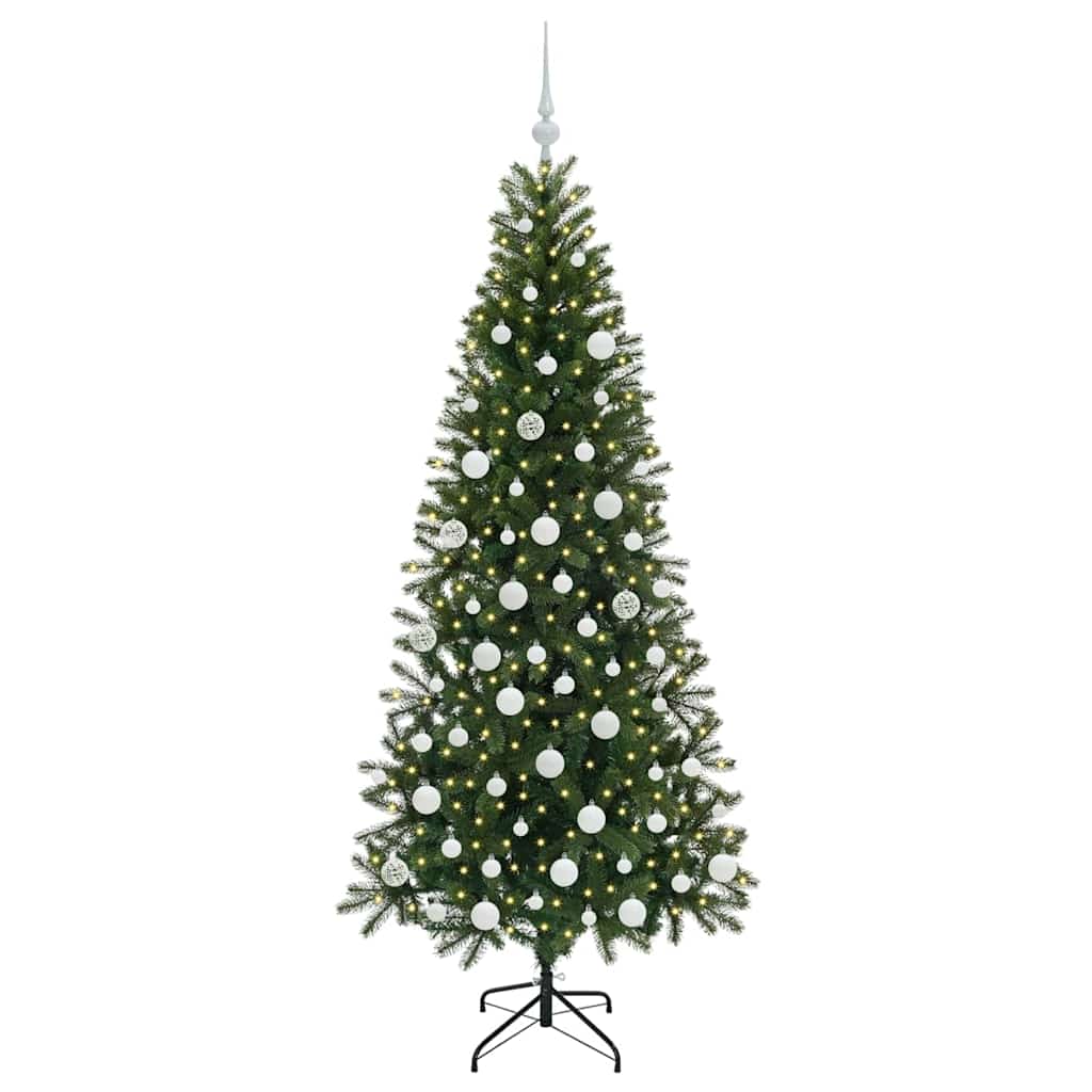Vidaxl kunstkerstboom groen 180 cm pe en pvc