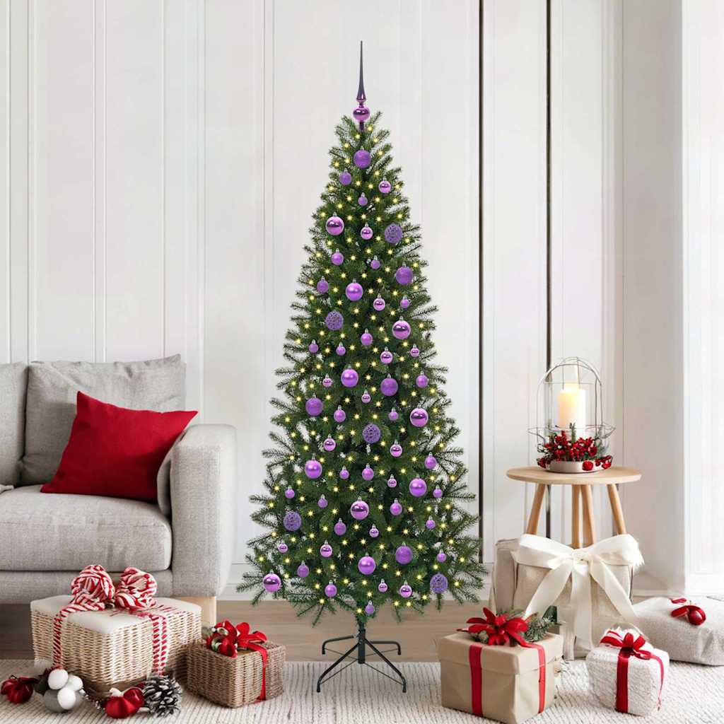 Vidaxl kunstkerstboom groen 180 cm pe en pvc
