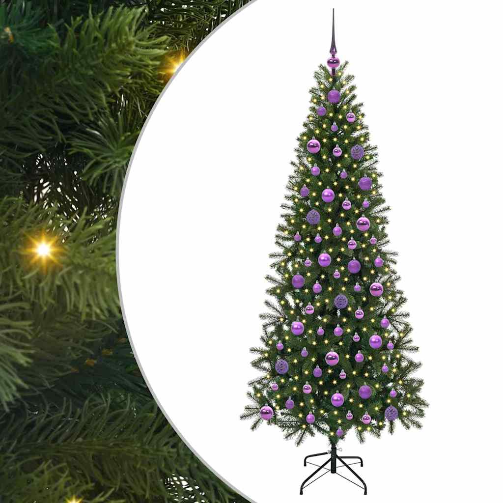 Vidaxl kunstkerstboom groen 180 cm pe en pvc