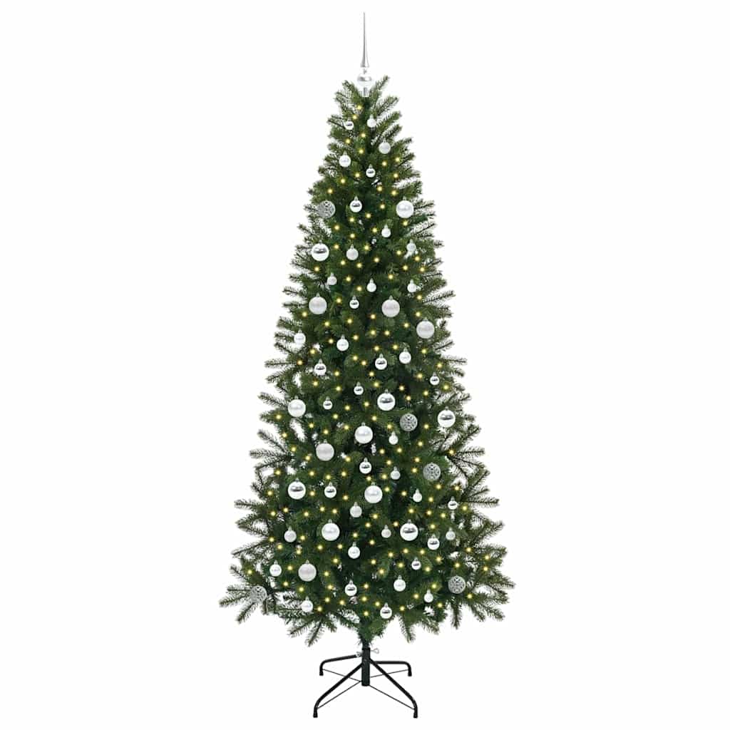 Vidaxl kunstkerstboom groen 210 cm pe en pvc