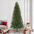 Vidaxl kunstkerstboom groen 240 cm pe en pvc