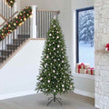 Vidaxl kunstkerstboom groen 240 cm pe en pvc