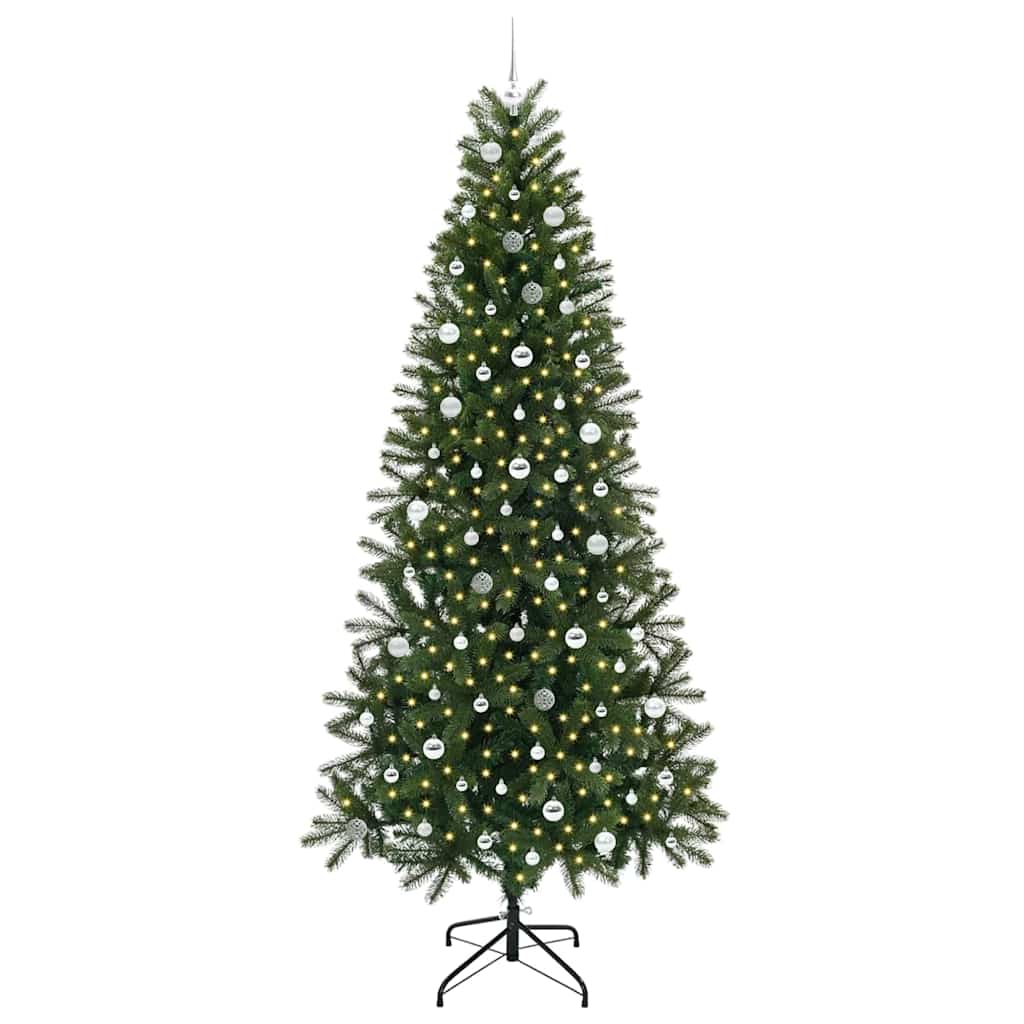 Vidaxl kunstkerstboom groen 240 cm pe en pvc