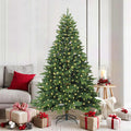 Vidaxl kunstkerstboom met 300 led met standaard groen 180 cm pe en pvc