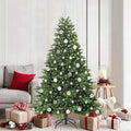 Vidaxl kunstkerstboom met 300 led met standaard groen 180 cm pe en pvc