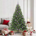 Vidaxl kunstkerstboom met 300 led met standaard groen 180 cm pe en pvc