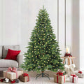Vidaxl kunstkerstboom met 300 led met standaard groen 210 cm pe en pvc