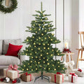 Vidaxl kunstmatige inklapbare kerstboom groen 150 cm pvc en staal
