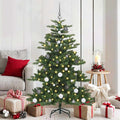 Vidaxl kunstmatige inklapbare kerstboom groen 150 cm pvc en staal