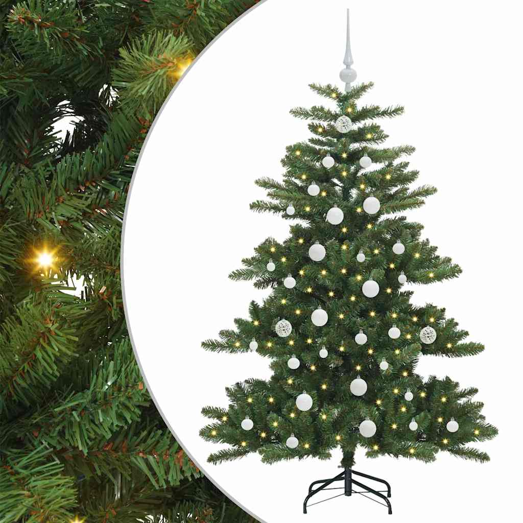 Vidaxl kunstmatige inklapbare kerstboom groen 150 cm pvc