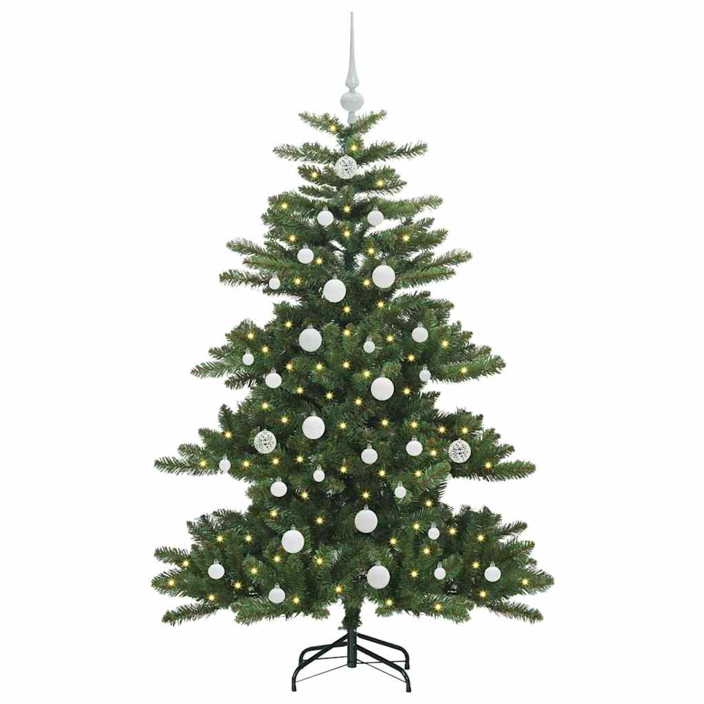 Vidaxl kunstmatige inklapbare kerstboom groen 150 cm pvc