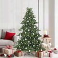 Vidaxl kunstmatige inklapbare kerstboom groen 180 cm pvc en staal