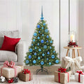 Vidaxl kunstkerstboom met 150 led met standaard groen 120 cm pe en pvc
