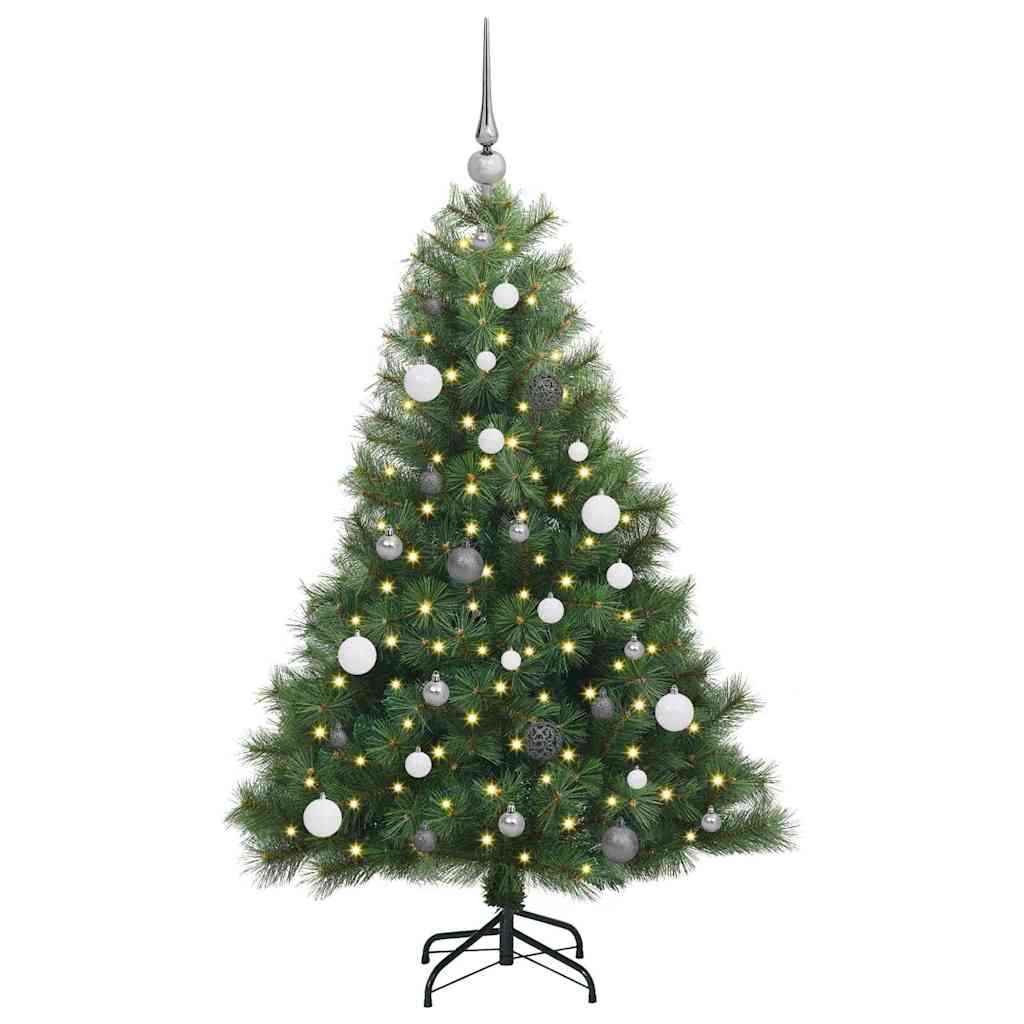 Vidaxl kunstkerstboom met 150 led met standaard groen 150 cm pe en pvc