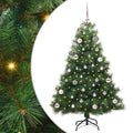 Vidaxl kunstkerstboom met 150 led met standaard groen 150 cm pe en pvc