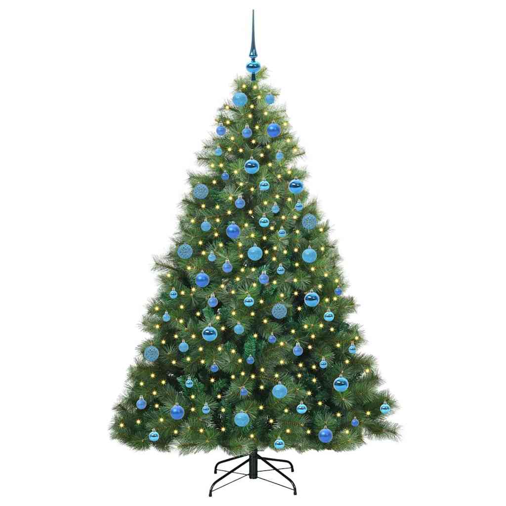 Vidaxl kunstkerstboom groen 180 cm pe en pvc
