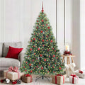 Vidaxl kunstkerstboom met 300 led met standaard groen 180 cm pe en pvc