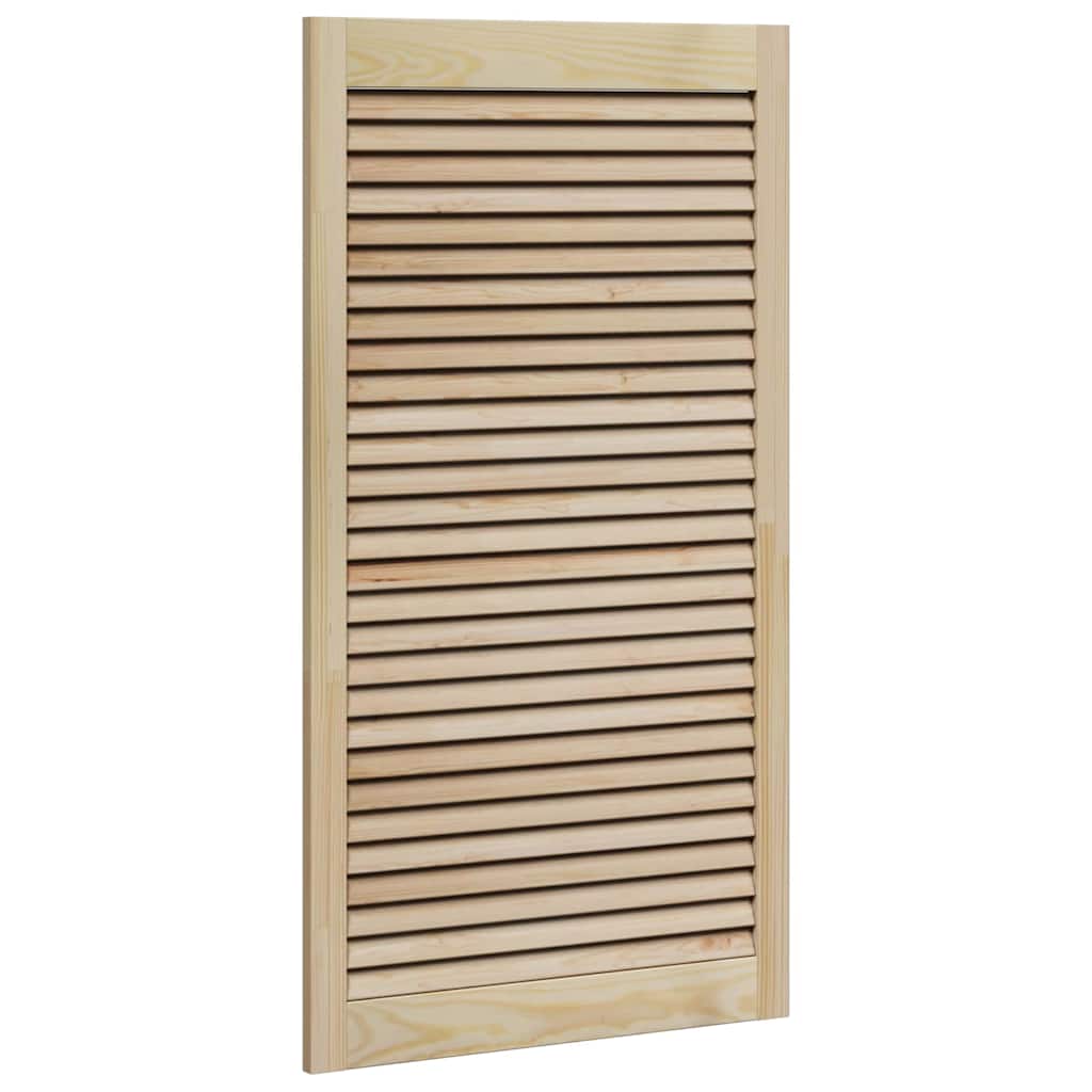 Vidaxl kastdeur naturel 110 x 59,5 cm massief grenenhout