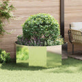 Vidaxl plantenbak zilver 120 x 120 x 50 cm gegalvaniseerd staal