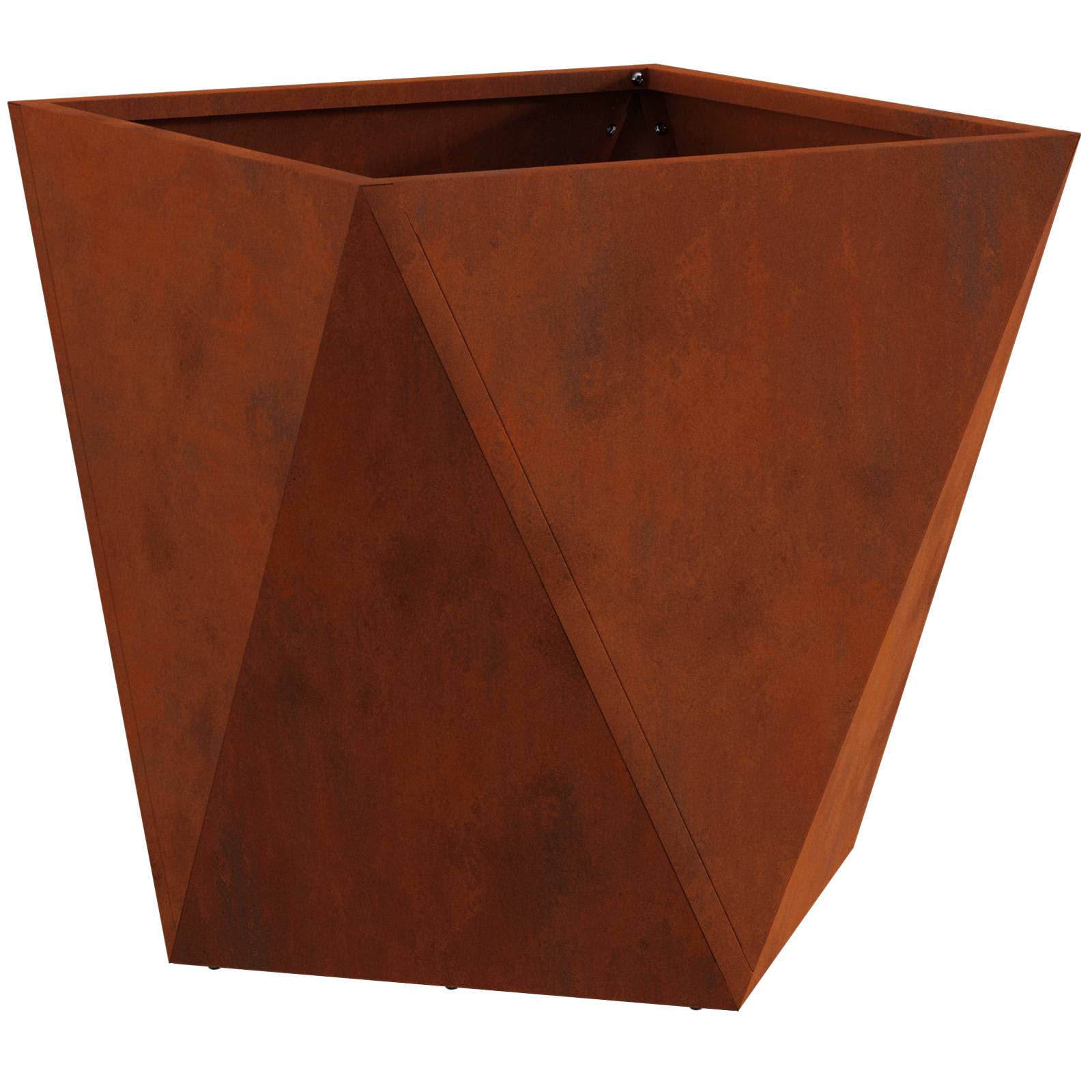Vidaxl plantenbak roestig 40 x 40 x 40 cm cortenstaal