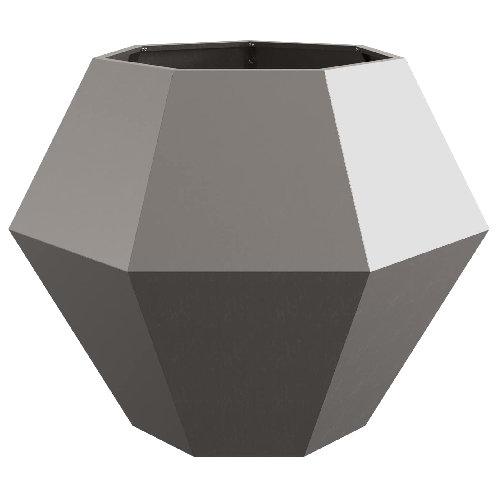 Vidaxl plantenbak 2 pcs roestig 100 x 100 x 80 cm cortenstaal