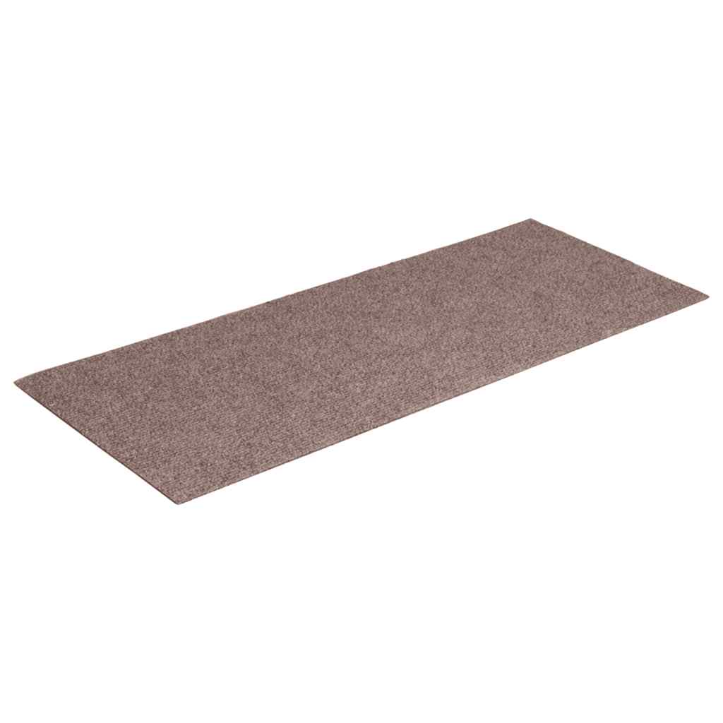 Vidaxl trapmatten zelfklevend 30 stuks 60x25 cm lichtbruin rechthoekig