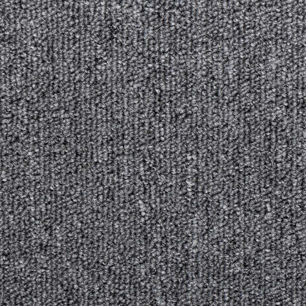 Vidaxl trapmatten 30 st 65x21x4 cm donkergrijs rechthoekige rand