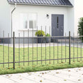 Vidaxl tuinhek 3 pcs grijs 170 x 140 cm gepoedercoat staal
