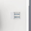Vidaxl toegangs-panelen 2 pcs wit 15 x 15 cm abs kunststof