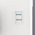 Vidaxl toegangs-panelen 2 pcs wit 15 x 23 cm abs kunststof