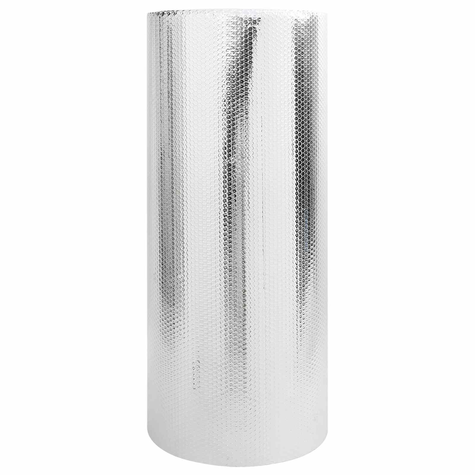 Vidaxl radiatorfolie zilver 50 x 1 m polyetheen