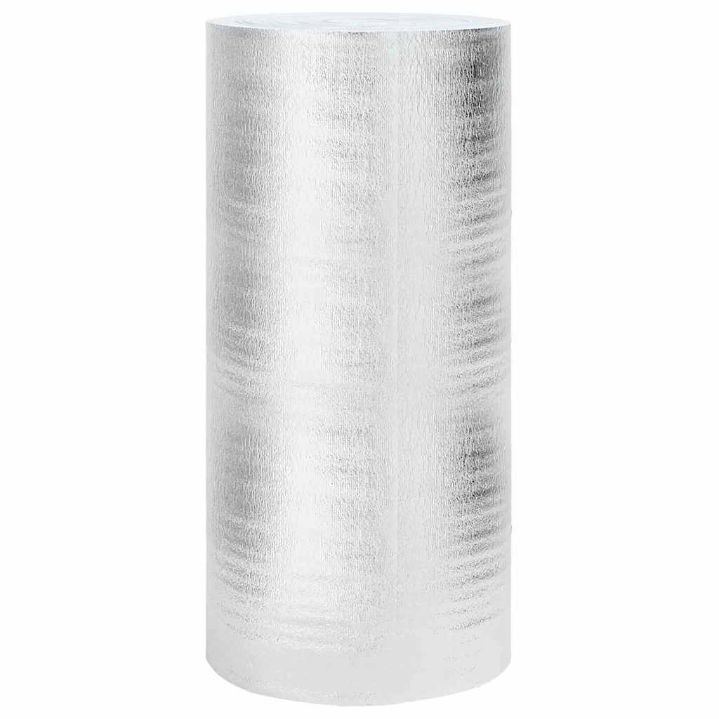 Vidaxl radiatorfolie zilver 15 x 1 m polyetheen