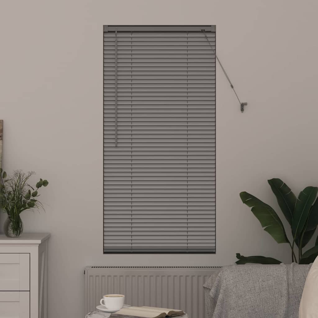 Vidaxl venetiaanse jaloezieën zilver 130 x 55 cm aluminium