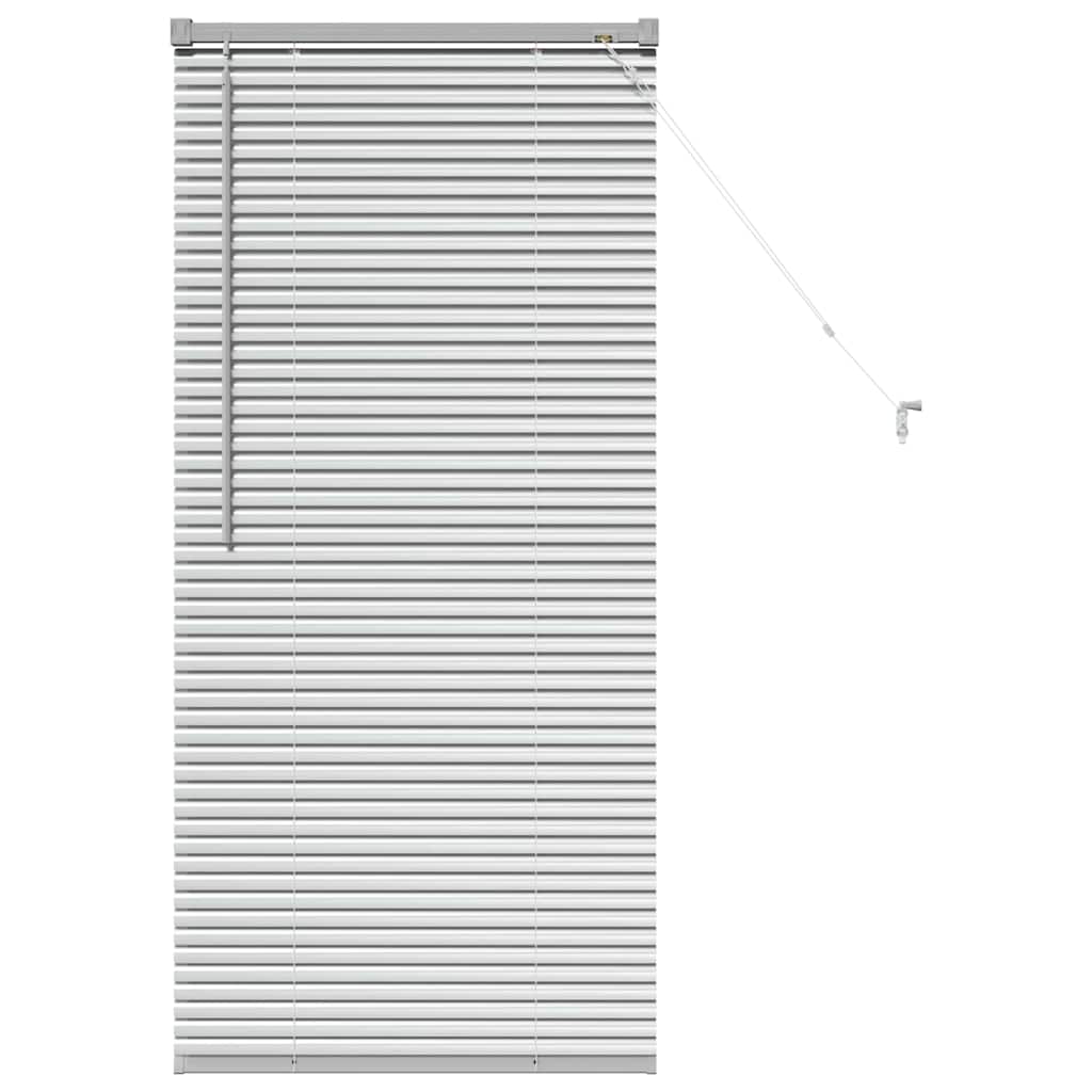 Vidaxl venetiaanse jaloezieën zilver 130 x 55 cm aluminium