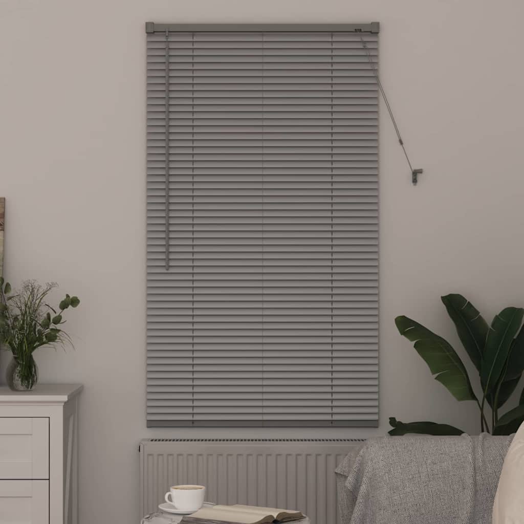 Vidaxl venetiaanse jaloezieën zilver 130 x 75 cm aluminium