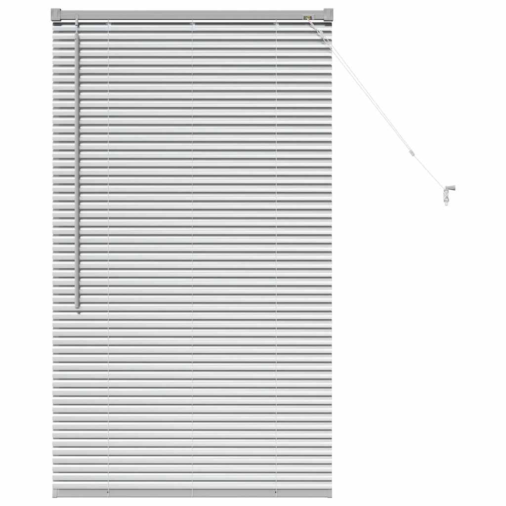 Vidaxl venetiaanse jaloezieën zilver 130 x 75 cm aluminium