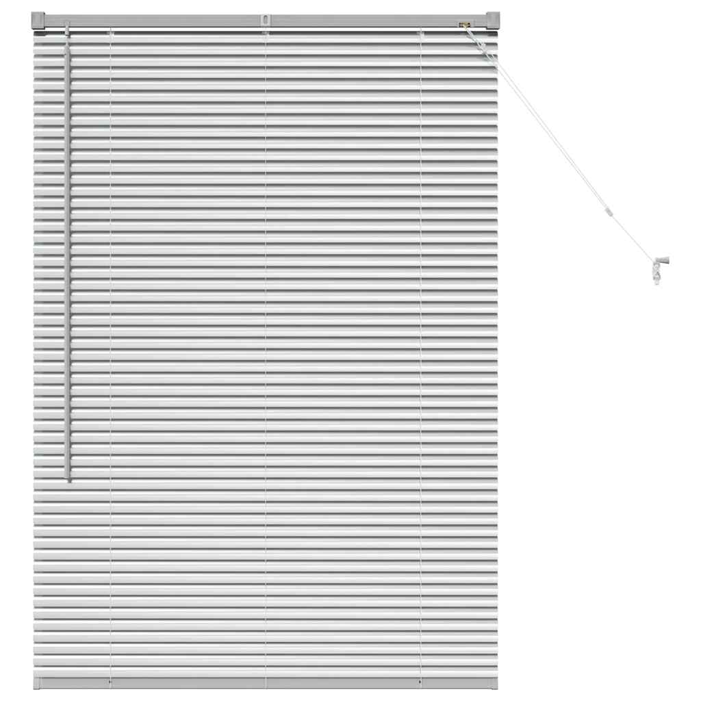 Vidaxl venetiaanse jaloezieën zilver 130 x 90 cm aluminium