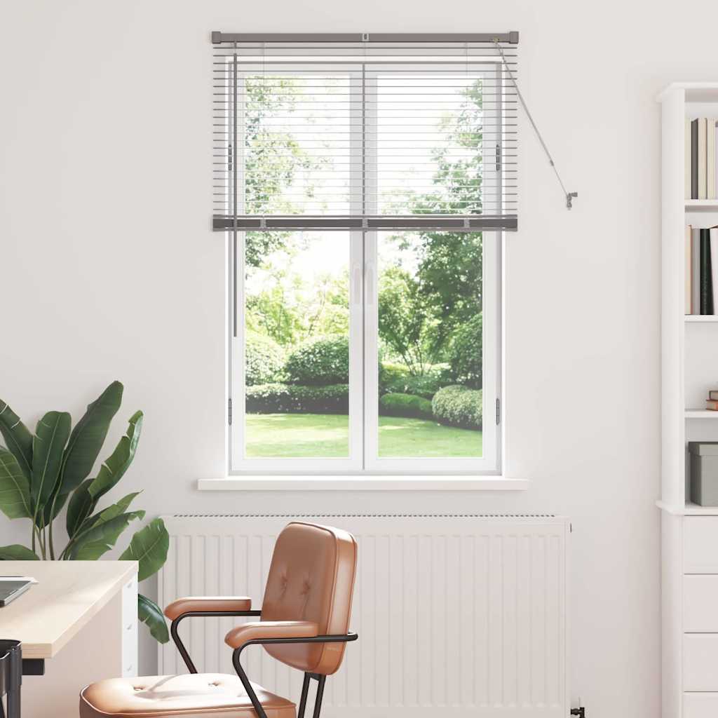 Vidaxl venetiaanse jaloezieën zilver 130 x 95 cm aluminium