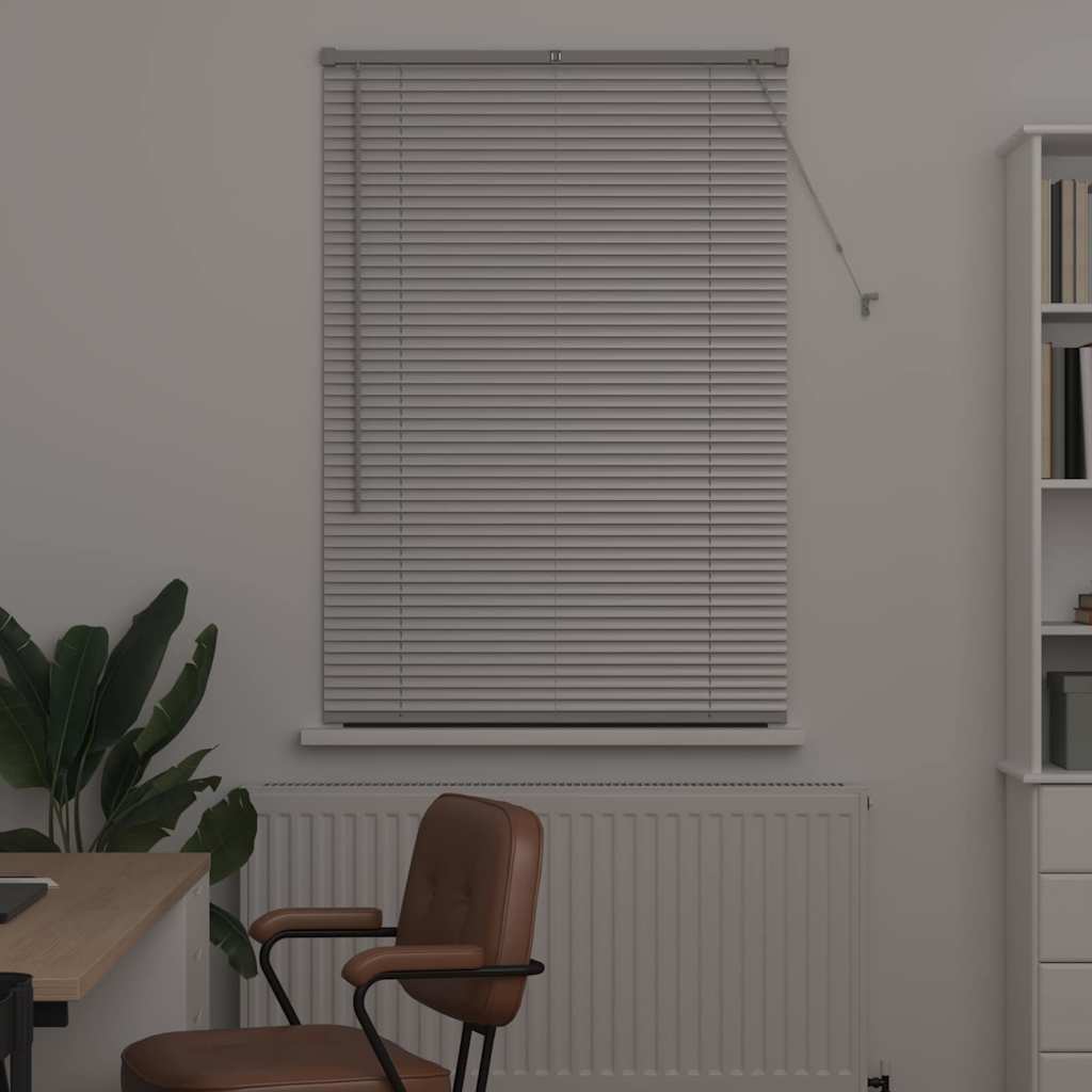 Vidaxl venetiaanse jaloezieën zilver 130 x 95 cm aluminium