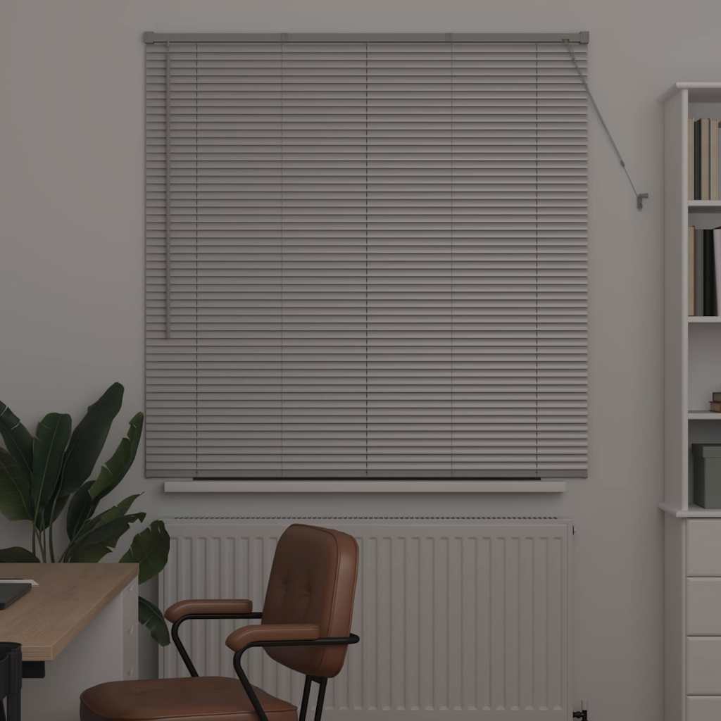 Vidaxl venetiaanse jaloezieën zilver 130 x 130 cm aluminium