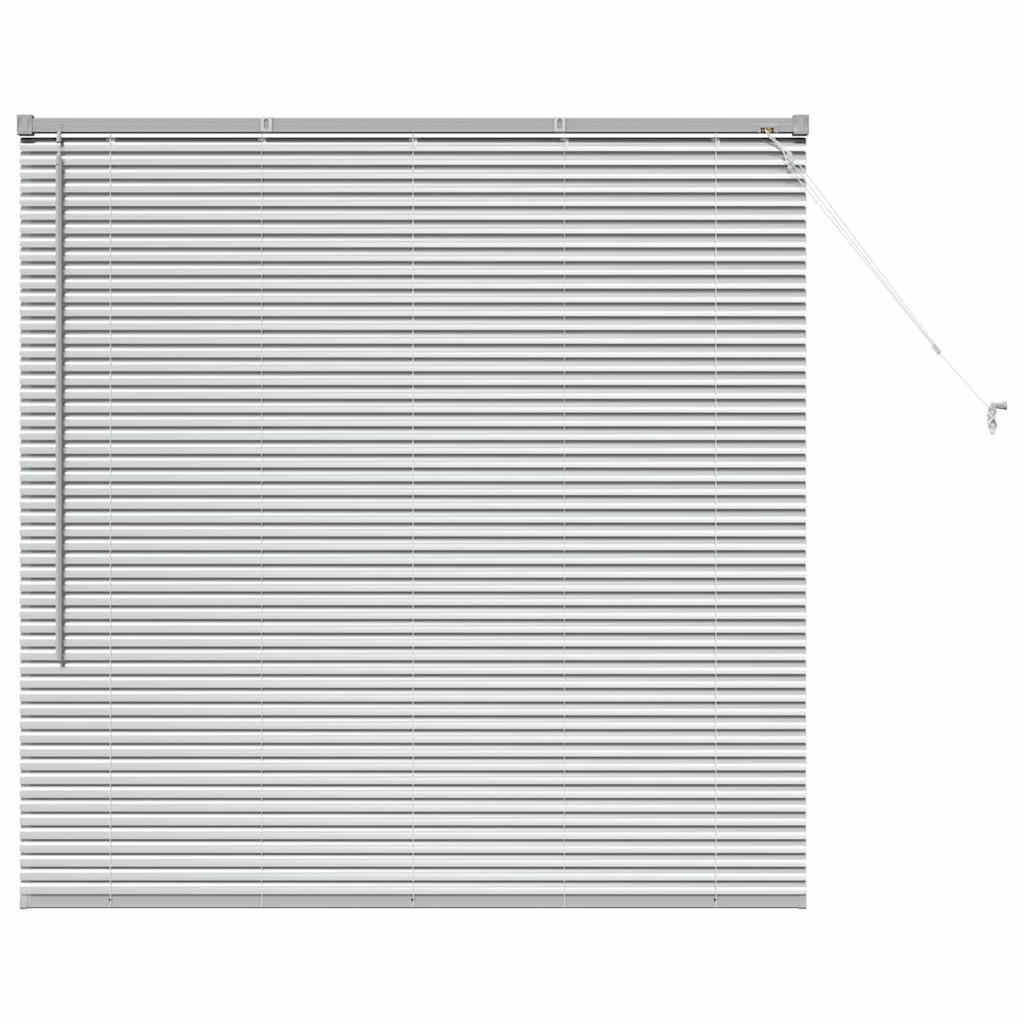 Vidaxl venetiaanse jaloezieën zilver 130 x 135 cm aluminium
