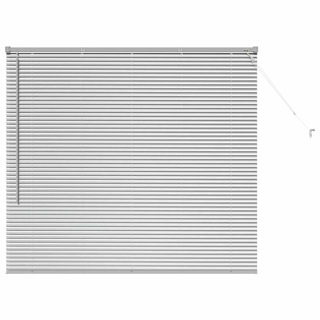 Vidaxl venetiaanse jaloezieën zilver 130 x 150 cm aluminium