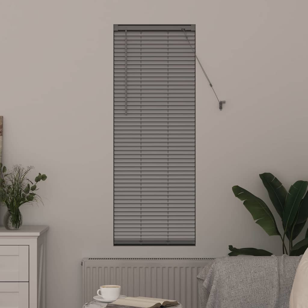 Vidaxl venetiaanse jaloezie zilver 175 x 50 cm 25 mm aluminium