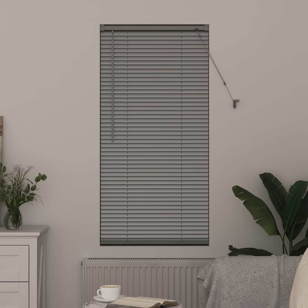 Vidaxl venetiaanse jaloezieën zilver 175 x 55 cm aluminium