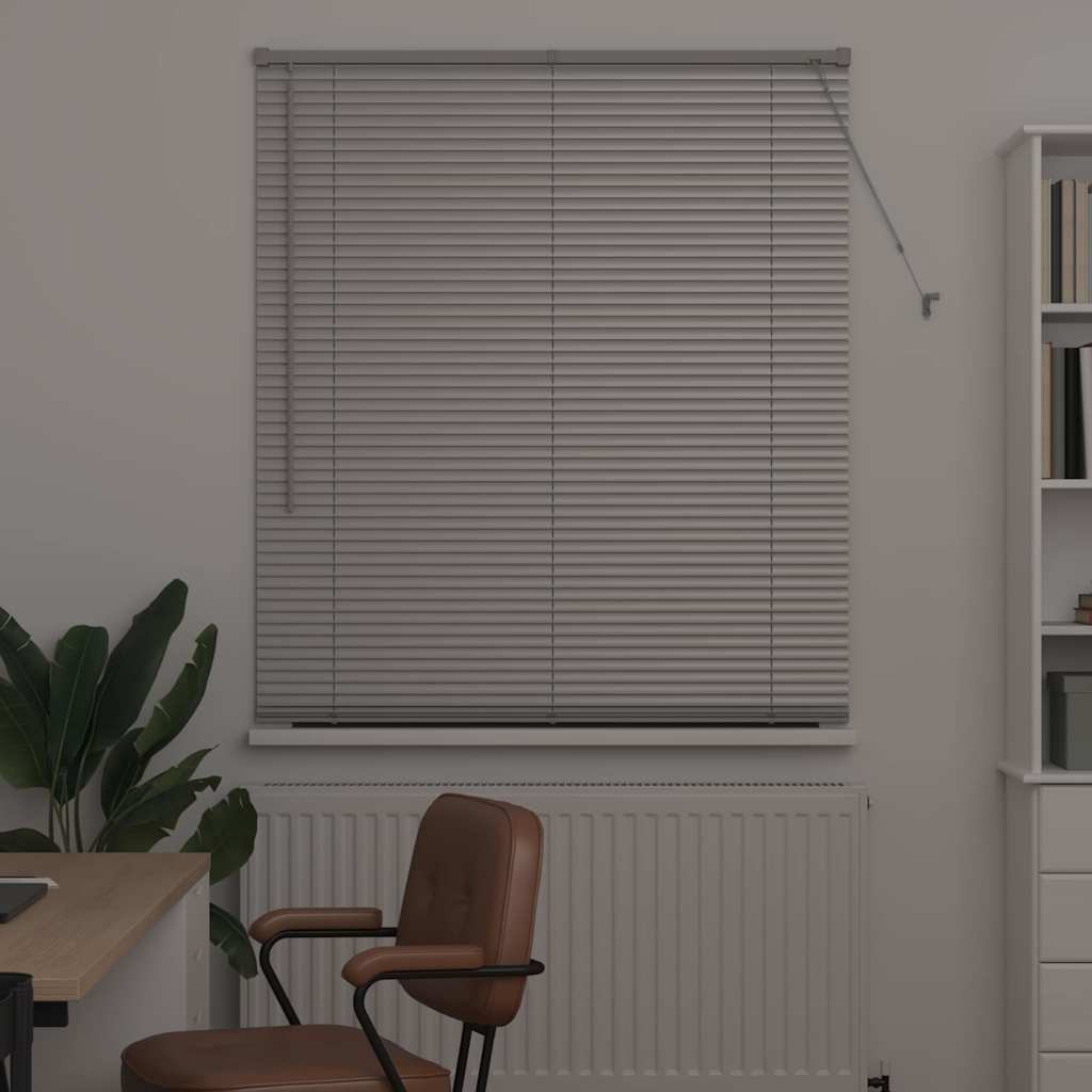Vidaxl venetiaanse jaloezieën zilver 175 x 115 cm aluminium